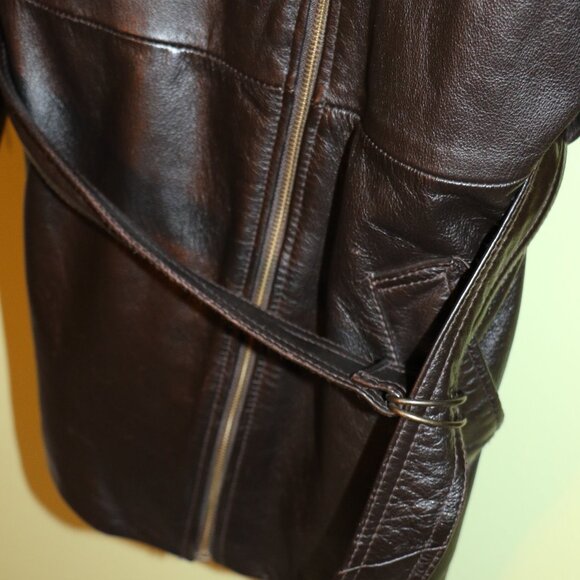 FINAL OFFER! - Wilson's Women's Mid-length Leather Coat - L - Picture 6 of 10